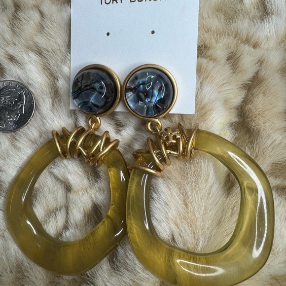 Tory Burch Roxanne Wrapped Door-knocker Earrings - Picture 5 of 9